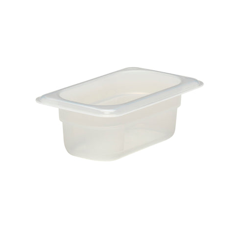 Cambro 92PP190 1/9 Size Translucent Polypropylene Food Pan - 2 1/2" Deep