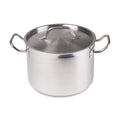 SST-8 Winco 8 Qt. Stainless Steel Stock Pot w/ Lid-WINCO