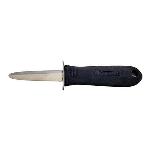 Winco VP-314 Oyster/Clam Knife with Soft Grip Handle, 7-5/8" O.A.L.