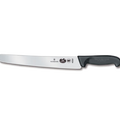 47551 Victorinox 10-1/4" Round Tip Curved Super Slicer w/ Black Fibrox Handle-Victorinox Swiss Army