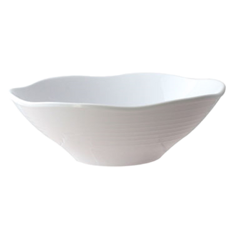 39093WT Thunder Group 45 Oz. Classic White Melamine Soup Bowl