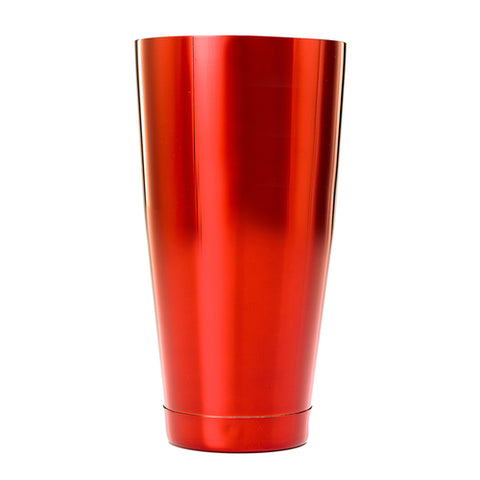 Mercer Culinary Barfly M37084RD 28 oz. Red Cocktail Shaker Tin