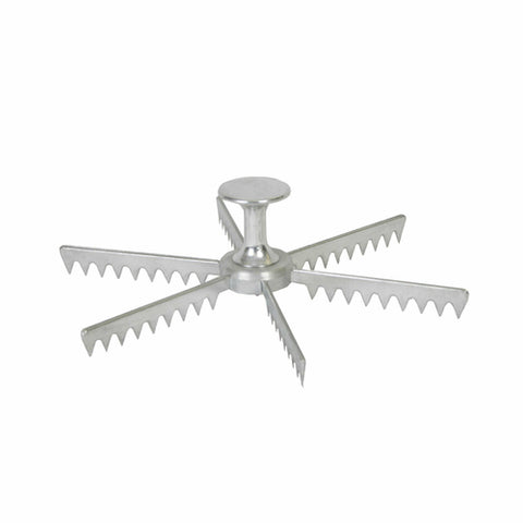 ALPMA006 Thunder Group 6-Cut Aluminum Pie Marker