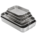 4412 Vollrath 4-1/2 Qt. Aluminum Bake & Roasting Pan w/ Handles-VOLLRATH COMPANY