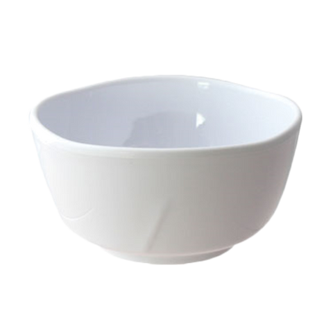 39050WT Thunder Group 16 Oz. Classic White Melemine Soup Bowl