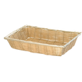 1188W Tablecraft 14" x 10" x 3" Beige Rectangular Rattan Basket-Tablecraft Products