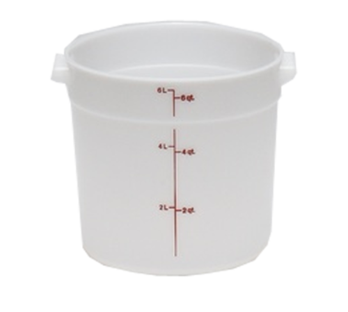 White Round Food Containers
