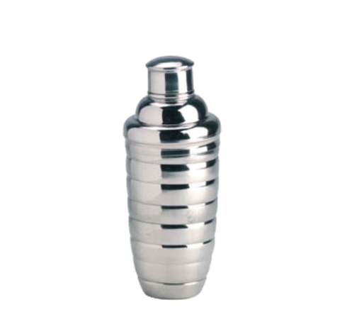 American Metalcraft BHS124 24 oz Stainless Steel Beehive Cocktail Shaker Set
