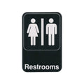 SGN-603 Winco 6" x 9" "Restrooms" Sign-WINCO