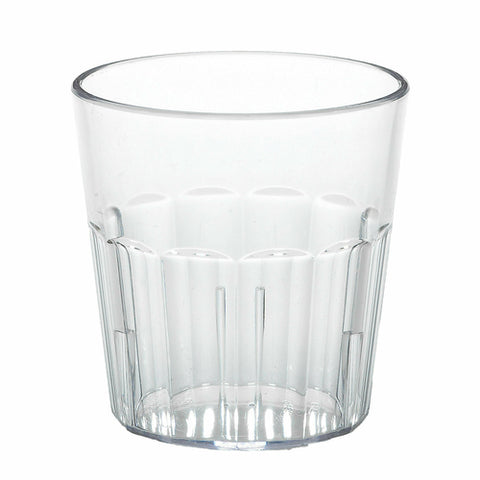 Cambro NT9152 Newport 9.3 oz Clear Fluted SAN Plastic Tumbler