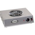 CSR-1T Cadco Countertop (1) 6" Tubular Burner Portable Hot Plate-CADCO, LTD.