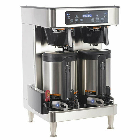 BUNN 51200.0100 ICB Twin SH Soft Heat Stainless Automatic Coffee Brewer