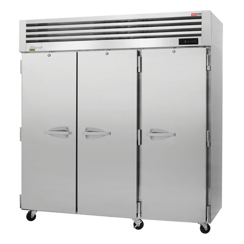 Turbo Air PRO-77F-N(-AL)(-AR) Three-Section 74.94 Cu. Ft. Solid Door Reach-In Freezer