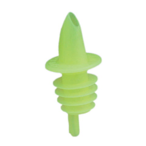 350-06 Spill Stop Yellow Plastic Liquor Pourer-SPILL-STOP