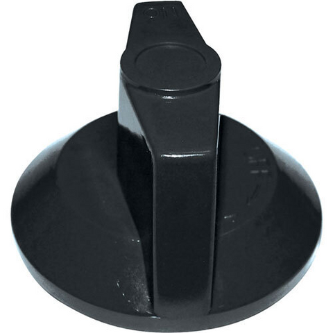 221151 AllPoints Foodservice Parts & Supplies Gas valve knob, black-Ea