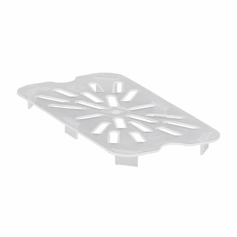 Cambro 40PPD190 1/4 Size Translucent Polypropylene Drain Shelf