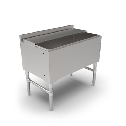 John Boos UBIB-2136-X 36" Underbar Ice Bin / Cocktail Unit