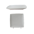 29006WT Thunder Group 6" Classic White Melamine Square Plate-Thunder Group