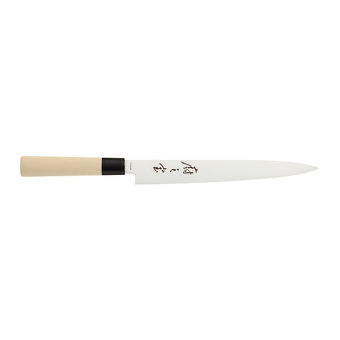 Mercer Culinary M24010PLLH 10 inch Left-Handed Sashimi Knife with Santoprene Handle