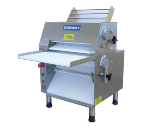 Somerset CDR-1550 Double Pass Front Operated 15" Countertop Dough Roller & Sheeter