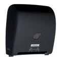 TDAC-8K Winco Pur-Clean, Auto Cut Roll Towel Dispenser, Black-WINCO