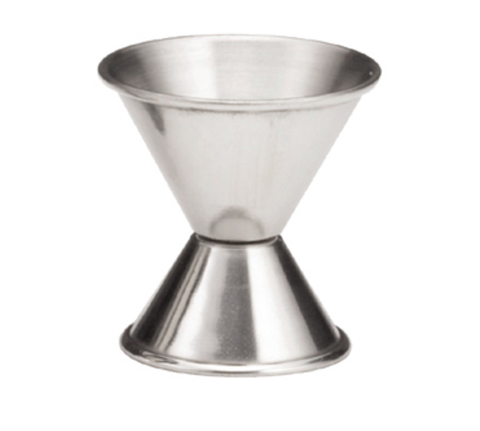 Tablecraft 1203 Double Jigger - 3/4 oz & 1 1/4 oz Stainless Steel