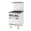 TAR-4 Turbo Air 24" 4-Burner Gas Range w/ (1) Oven-Turbo Air