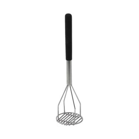 PTMP-18R Winco 4" RoundPotato Masher w/ 18" Plastic Handle