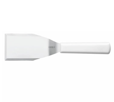 Mundial W5686 Hamburger Turner - 5600 Series, 4" x 3" Stainless Steel Blade, White Handle