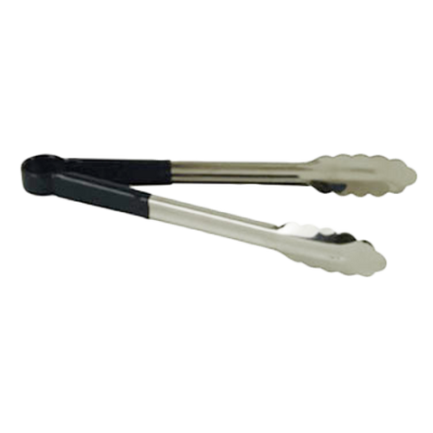 SLTG812B Thunder Group 12" Stainless Steel Tong With Non-Slip Blue Handle