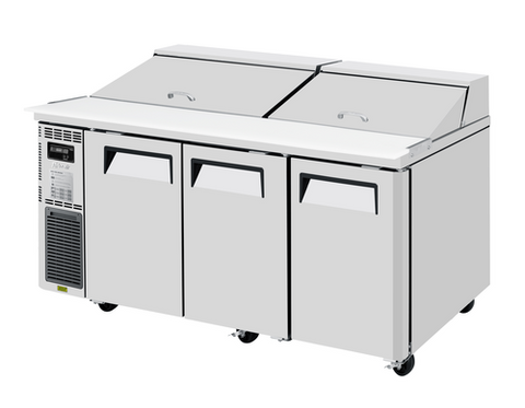 JST-72-N Turbo Air 71" 3 Door Refrigerated Sandwich/Salad Prep Table