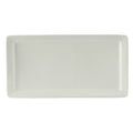 BWH-1547 Tuxton DuraTux 15-1/2" x 8" White Rectangular China Platter-Tuxton China