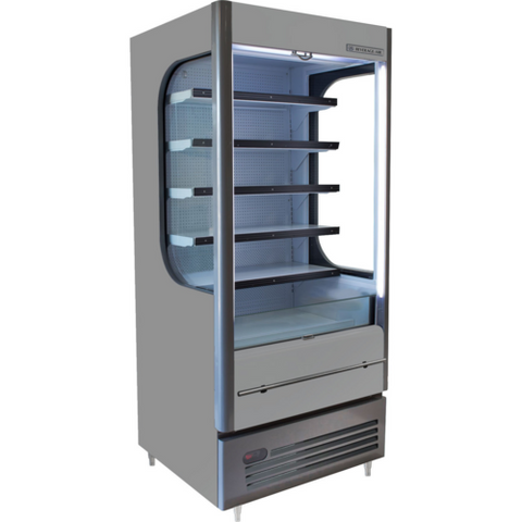 Beverage Air VMHC-12-1-G VueMax Open-Air Merchandiser in Gray