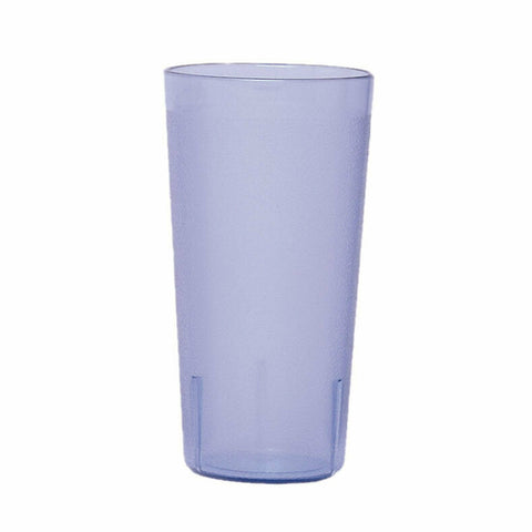 Cambro 2000P401 Colorware 22 oz. Slate Blue SAN Plastic Tumbler