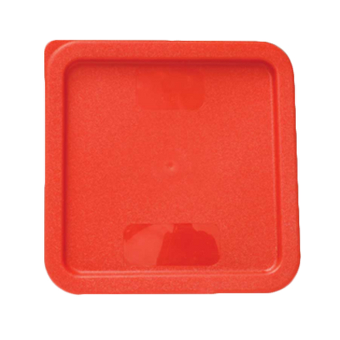 Thunder Group PLSFT0608C Plastic Square Lid for 6 Qt & 8 Qt Food Storage Containers, Red