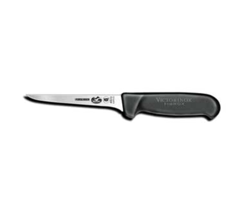 Victorinox 5.6413.12 5 Inch Narrow Flexible Boning Knife with Black Fibrox Pro Handle