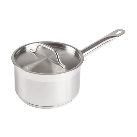 SSSP-2 Winco 2 Qt. Stainless Steel Sauce Pan w/ Lid