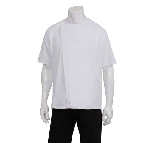 BCSZ009WHTS Chef Works Men's Single-Breasted Springfield Chef Coat-CHEF WORKS