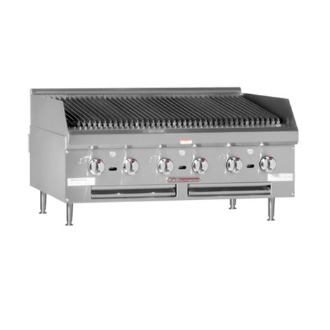 Southbend HDC-60 60 in Heavy Duty Countertop Gas Radiant Charbroiler, 200,000 BTU