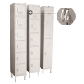 EL-5DR GSW 12" 5-Tier Employee Locker-GSW USA