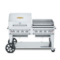 CV-RCB-60RGP Crown Verity 60" Pro Series Grill, Crash Bars, Roll Dome, Pro Griddle, Under Shelf, LP-CROWN VERITY INC.