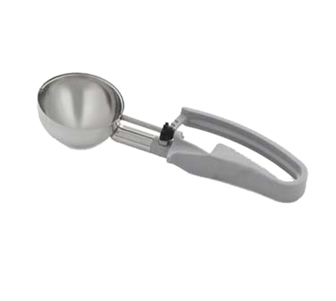 Vollrath 47391 Color-Coded Squeeze Handle Disher, 3.7 oz, Gray