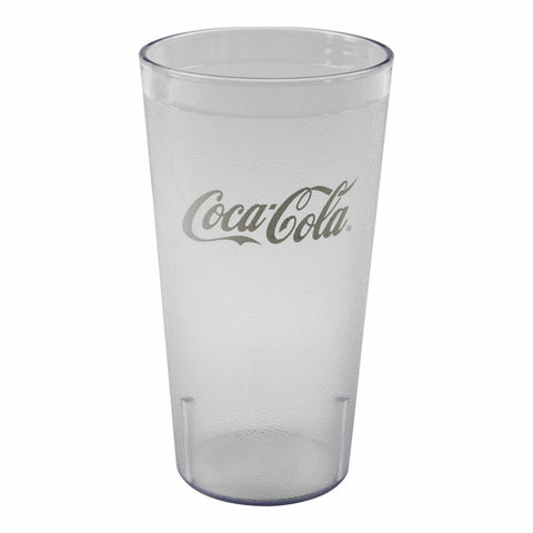 Cambro 32CC152 32 oz Clear Coca-Cola Plastic Tumbler