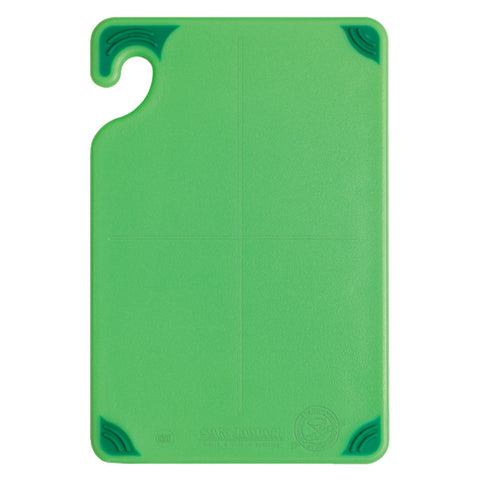 CBG6938GN CFS Brands 6" x 9" x 3/8" Saf-T-Grip Green Bar Cutting Board