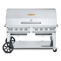 CV-RCB-60-1RDP-SI-BULK Crown Verity 60" Pro Series Grill Roll Dome, Bun Racks, NGH05 Hose, LP-CROWN VERITY INC.