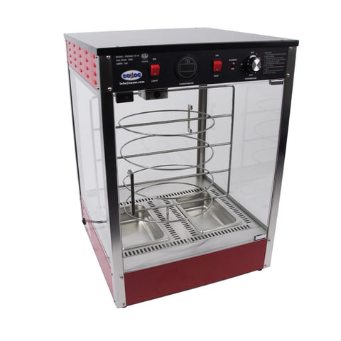 PW5002-10-18 Cozoc 21" Pass-Thru Countertop Pizza Warmer-COZOC GROUP INC.