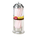 H714CH Tablecraft Glass Countertop Straw Holder-Tablecraft Products