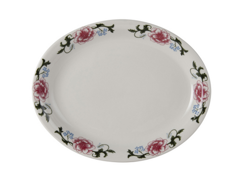 LCH-113 Tuxton China Platter, 11-3/8" x 9\" oval-Tuxton China