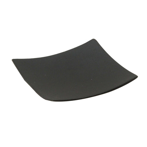 TableCraft BAMDSBK2 2.5" Square Black Bamboo Disposable Dish, 48 Per Pack