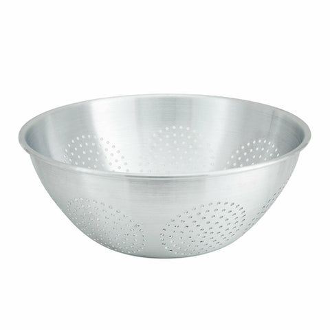 Winco ALO-12 12 Qt Aluminum Chinese Colander